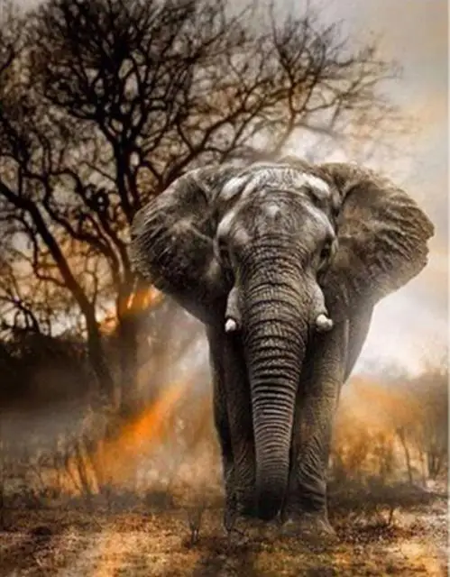

Full 5D DIY Diamond Painting Animal Elephant Diamond Embroidery Cross Stitch Embroidery Crafts Decoration gift