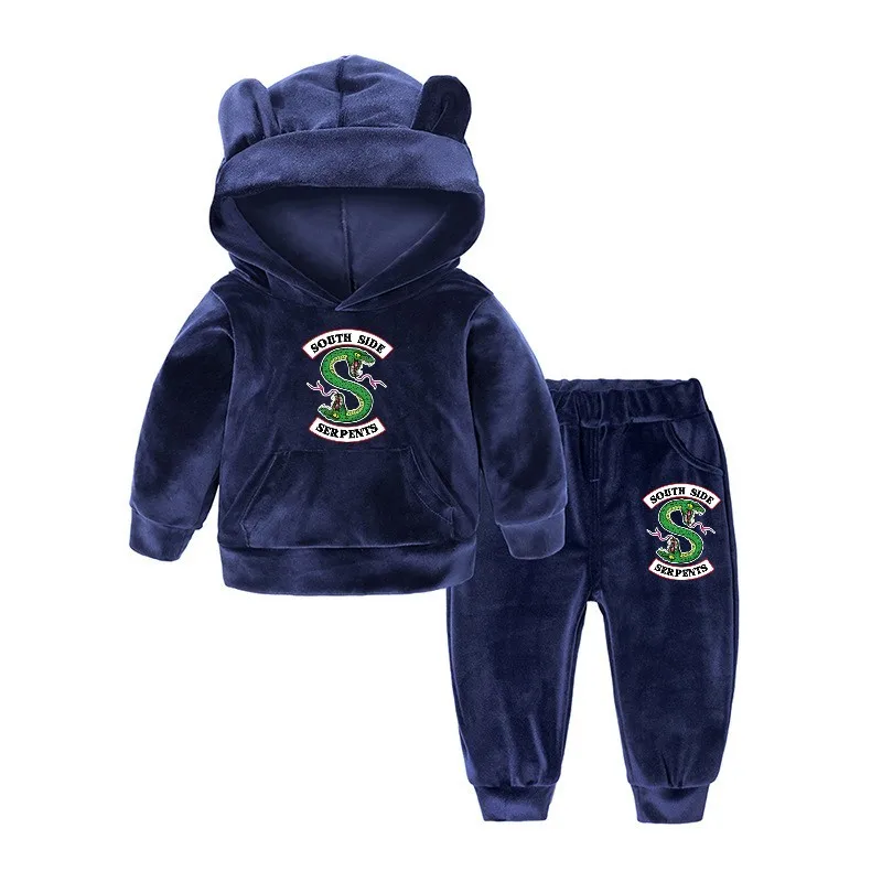 2018 детская одежда золото бархат костюм южной стороне змеи балахон ребенок Для