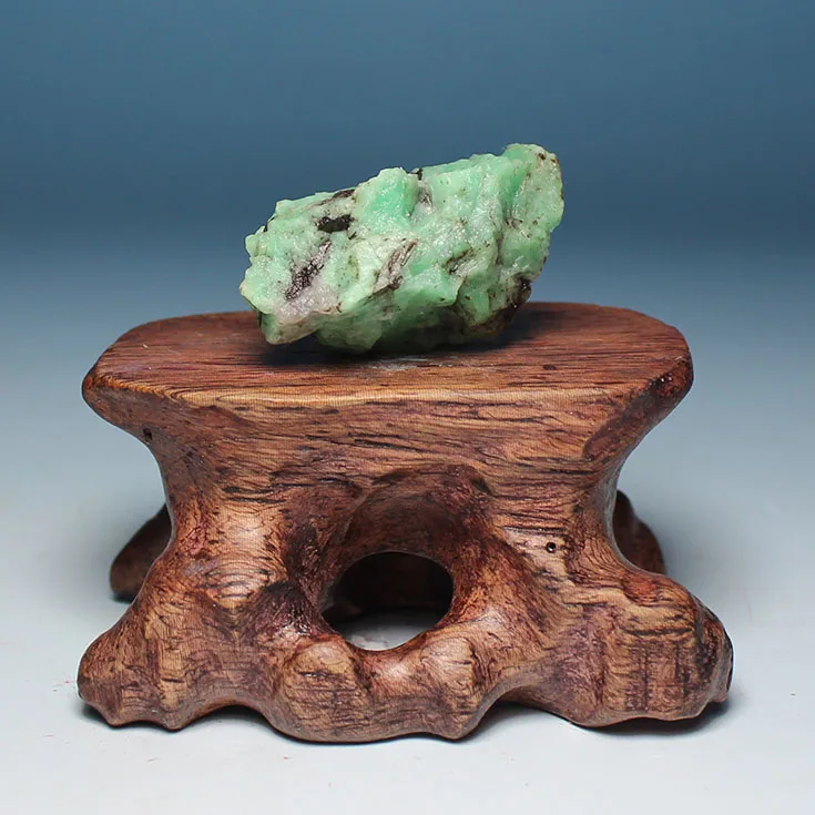 Ultra-fine mineral crystals emerald green natural rough stones mark LuoShi collectibles ore samples without optimization | Дом и сад