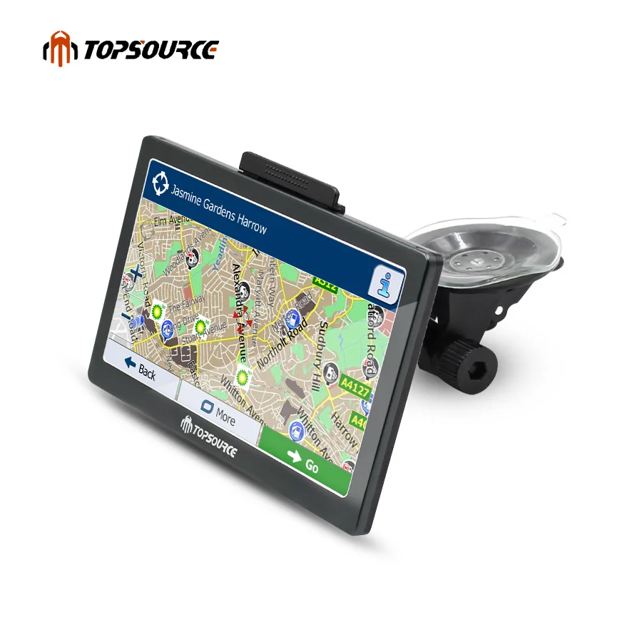 TOPSOURCE 7 ''автомобильный gps навигации HD навигатор WinCE 6 0 8 ГБ FM 800 мГц бесплатно