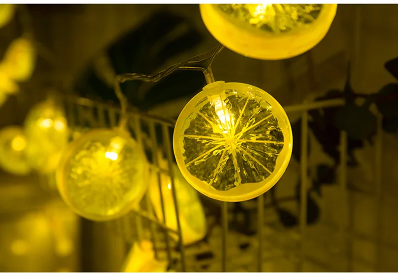 Szvfun гирлянда в форме лимона теплый белый светодиод 3 м 20 Guirlande Lumineuse