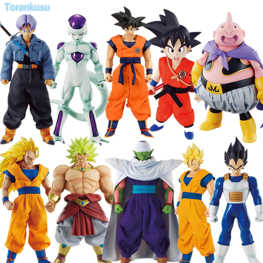 Dragon Ball Z фигурка Сон Гоку броли стволы Вегета Фриза пиколо Супер Саян ПВХ фигура DOD