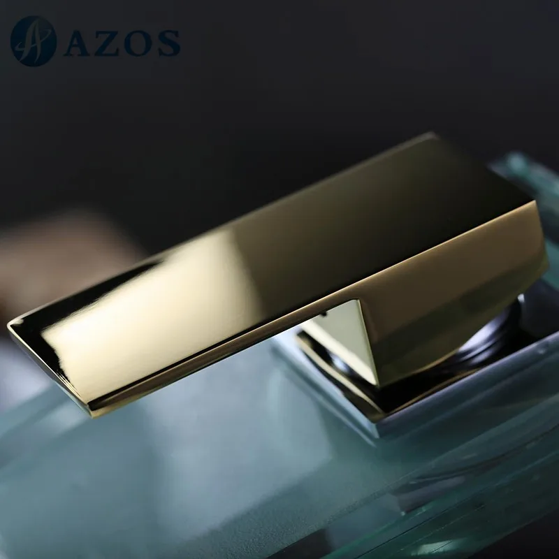 Ванная комната Смесители для умывальника свет Никель Кисточки Золотой/chrome