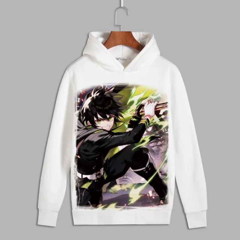 Толстовка с капюшоном Seraph of the end для косплея Yuichiro Hyakuya худи свитшоты Krul Tepes мужчин