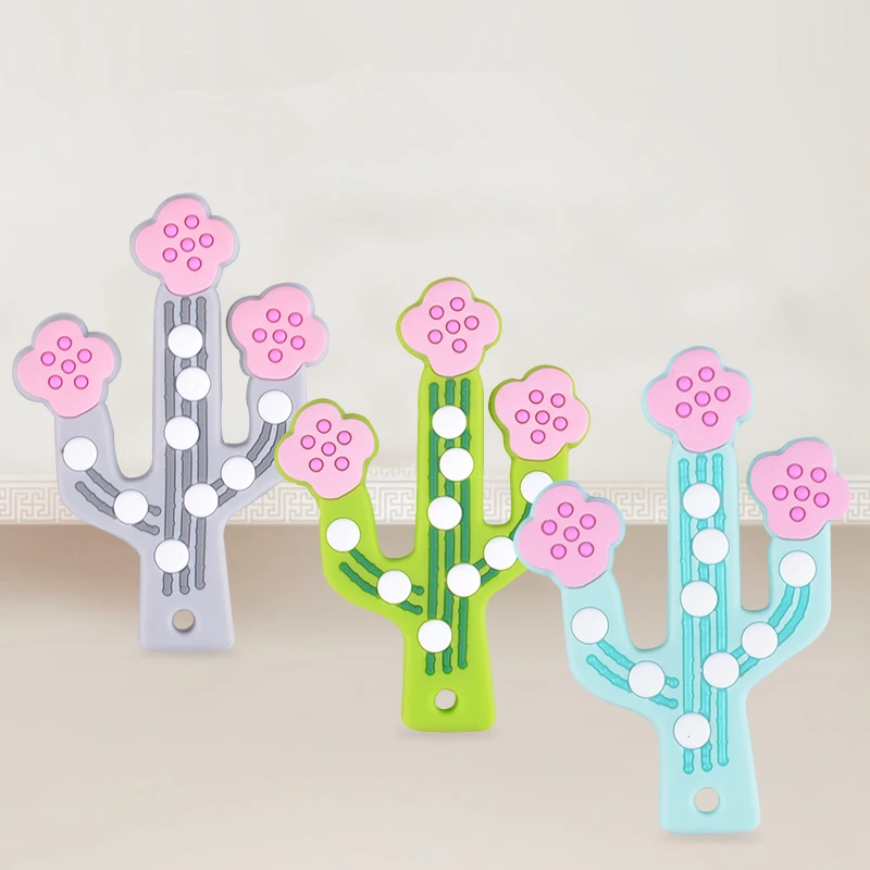 10 шт. Прорезыватель грызунов силиконовые детские трофеи мягкая текстура игрушки