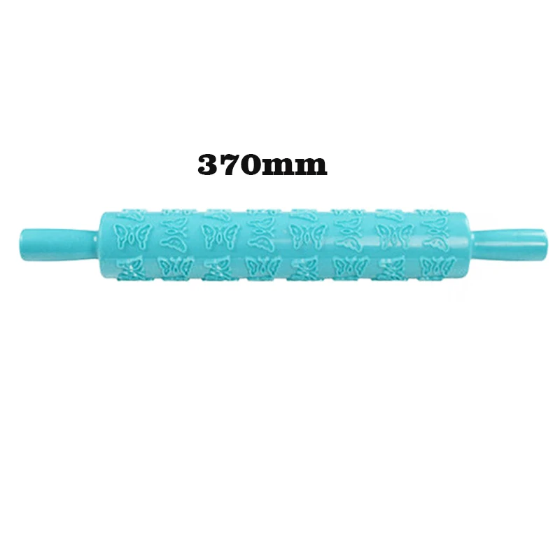 370mm blue Силиконовый коврик для выпечки антипригарный коврик для раскатки теста высокое качество кондитерский коврик для замеса теста кухонные аксессуары - Цвет: 370mm blue