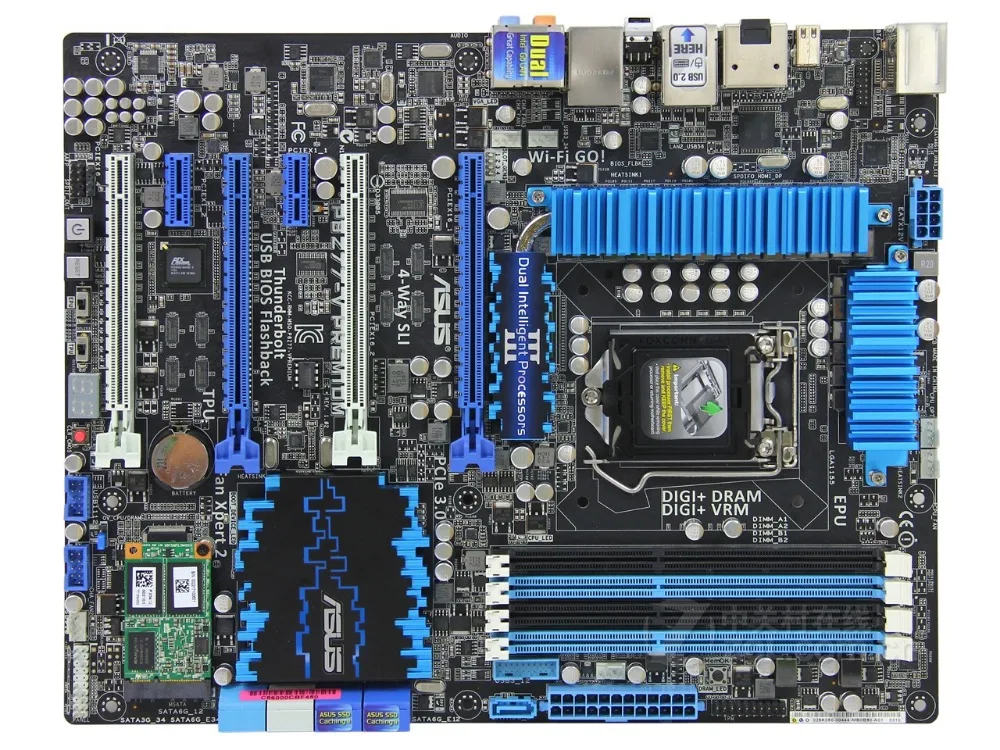 Материнская плата для ноутбука ASUS P8Z77 V Премиум LGA 1155 DDR3 i3 i5 i7 32 Гб USB2.0 USB3.0 Z77