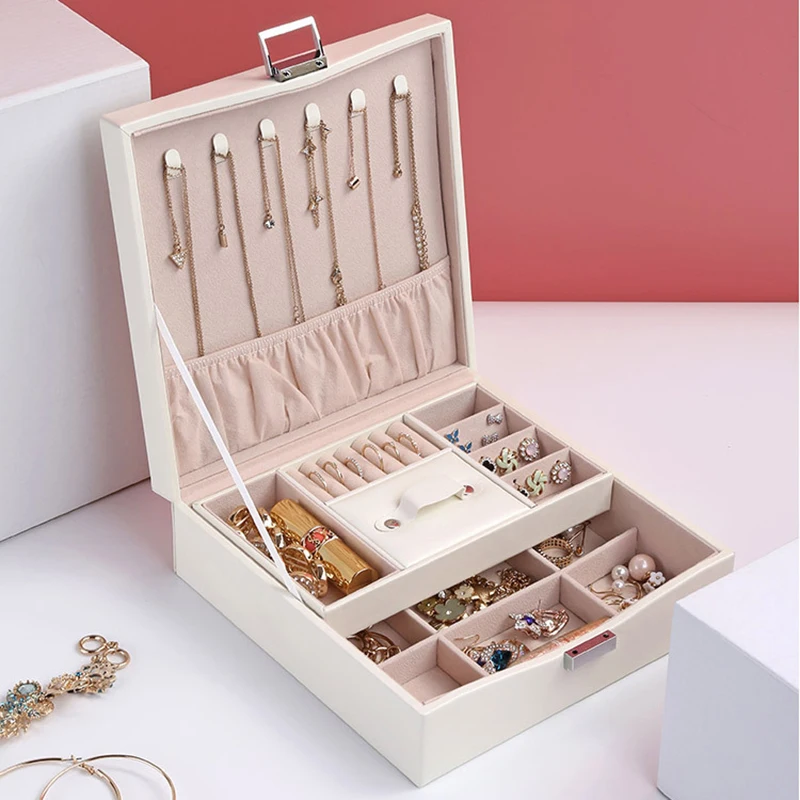 LuxJuly коробка для ювелирных изделий принцесса Европейский стиль ящик хранения