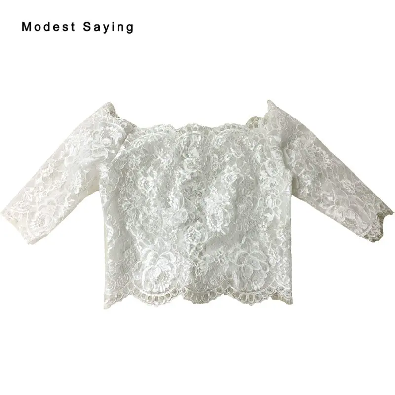 Элегантные кружевные свадебные сумки с открытыми плечами 2018 коротким рукавом