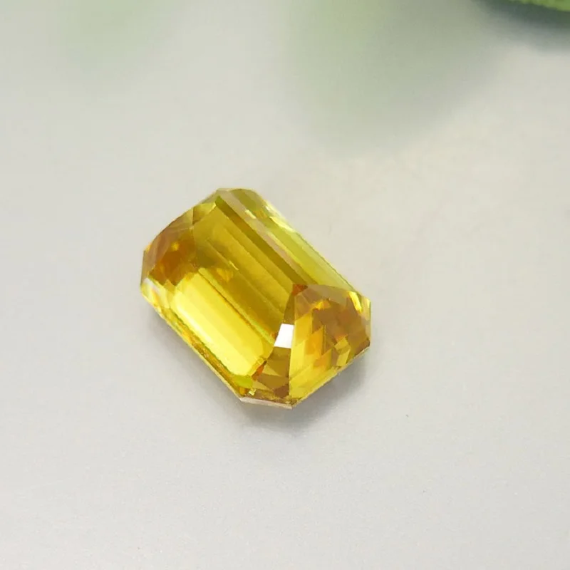 Натуральный драгоценный камень Sphene 7 08 карат 5 А канарский цвет свободный
