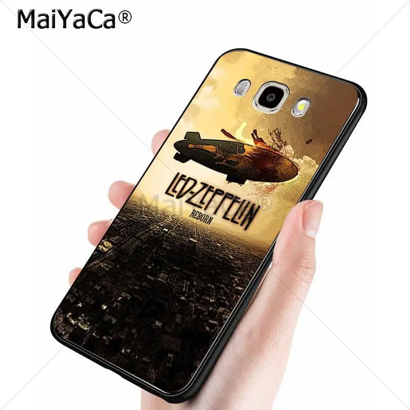 MaiYaCa Heavy Metal группы Led Zeppelin типа «сделай сам» красивый чехол для телефона для samsung J5 j120 j3 j7() обратите внимание на то, что 3 note4 note5 чехол