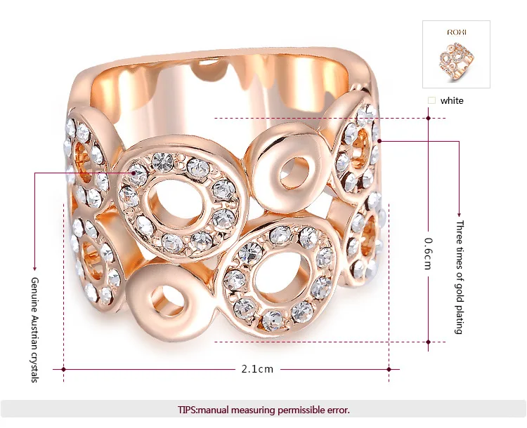 ROXI AliExpress международная торговля Лучшие продажи ювелирных изделий Оптовая