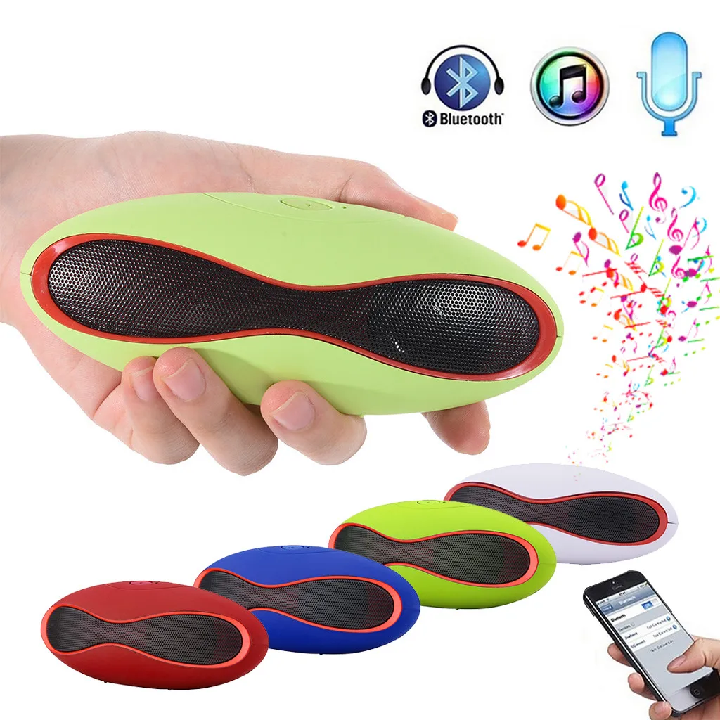 Портативная Bluetooth колонка беспроводная акустическая система с объемным