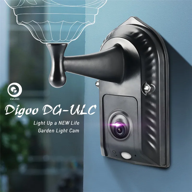 DIGOO DG ULC Садоводство прожектор держатель Камера WI FI H.265 HD 120 Широкий формат 1080 P 2 4 мм