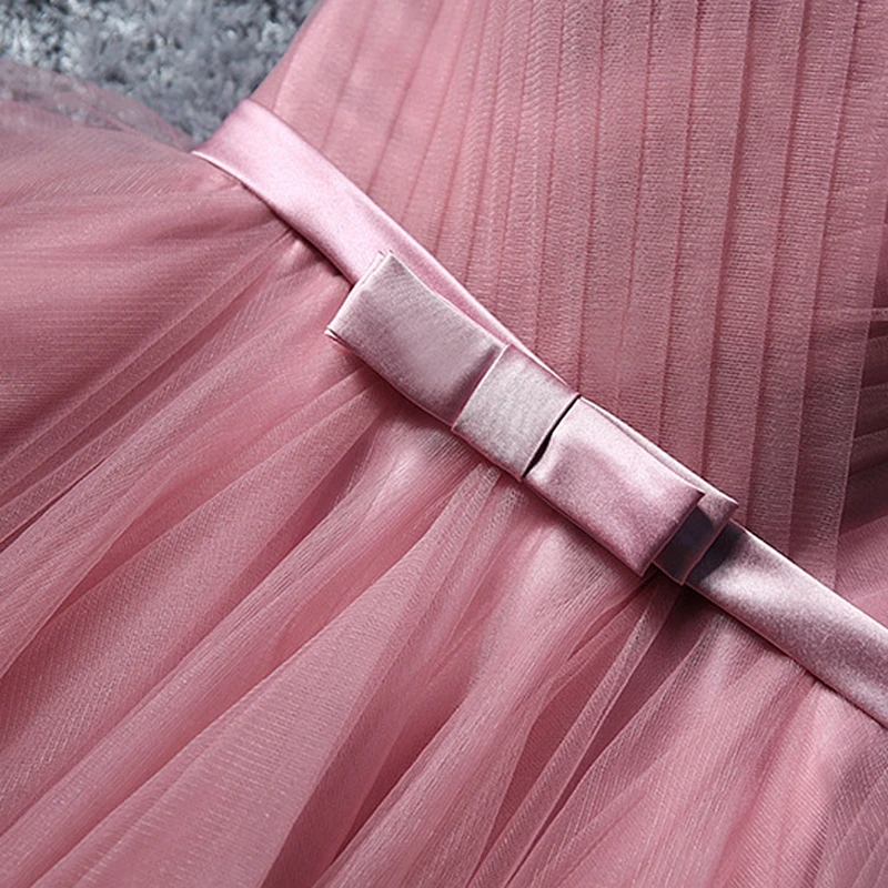 JLZXSY бледно-лиловый платья для свадьбы подружки невесты трапециевидной формы