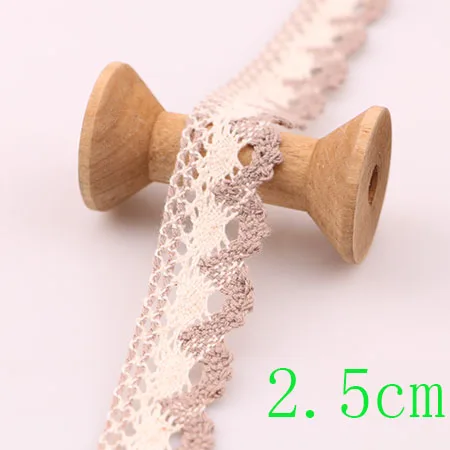 3 yard 2.5cm 3 ярда хлопчатобумажная кружевная ткань для дома аксессуары для украшения одежды Домашний текстиль материалы DIY Руководство dentelle - Цвет: 3 yard 2.5cm