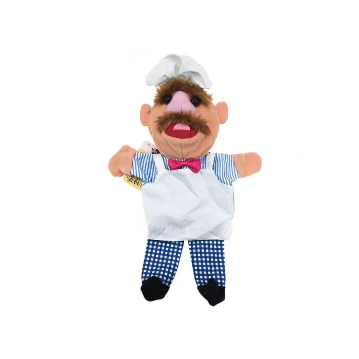 Swedish Chef 1 шт./лот, 25 см милый Маппет Шоу Кермит Лягушка Fozzie медведь шведский шеф-повара Плюшевые Ручные куклы для детей подарок - Цвет: Swedish Chef