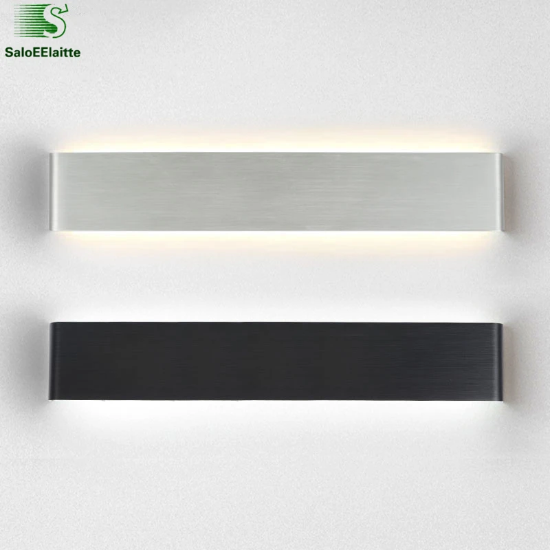 

Modern EX Minimalism Led Wall Lamp Lustre Chrome Aluminum Bedroom Led Wall Lights Luminaria Corridor Led Wall Light Fixtures