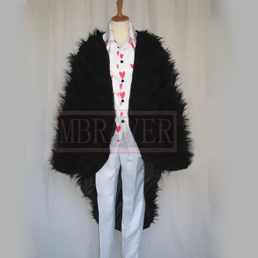 Бесплатная доставка цельный Косплей костюм донкиксота розового серденона все