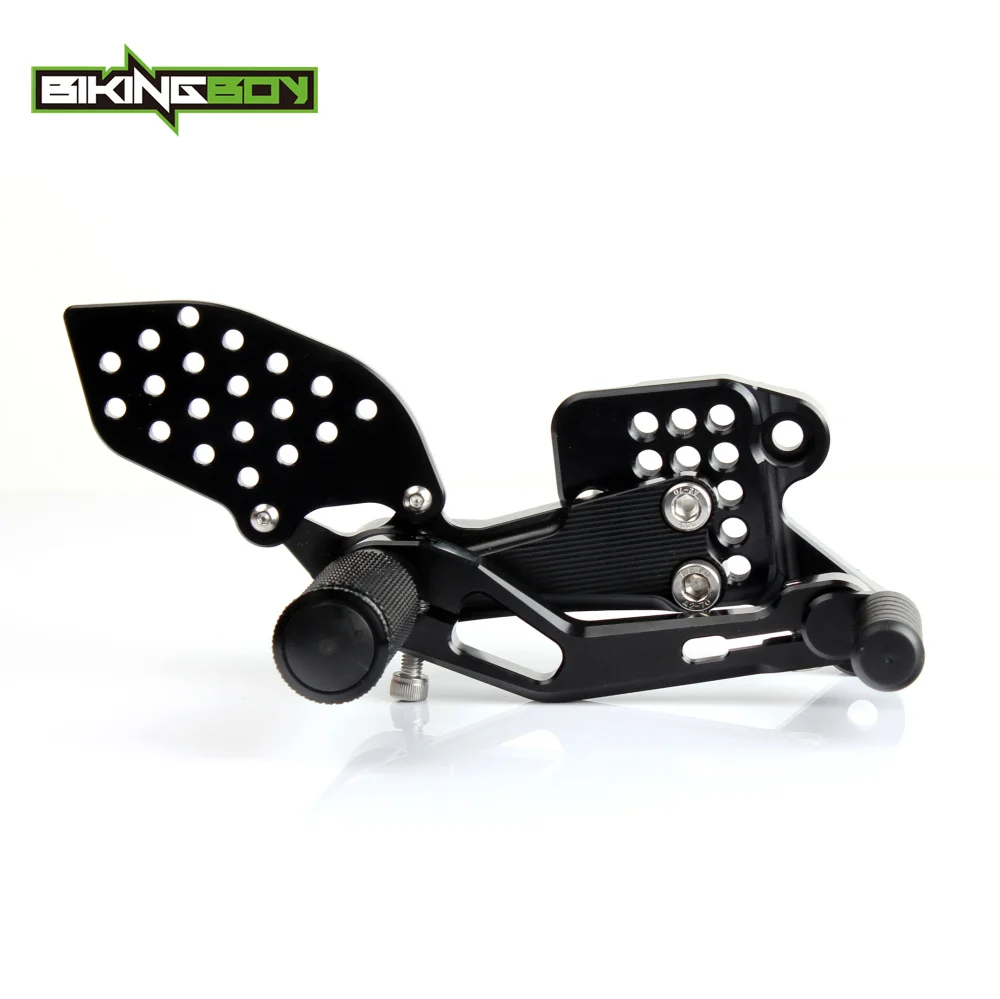 BIKINGBOY полный комплект из алюминиевого сплава Rearsets опорные подножки для YAMAHA FZ1 1000