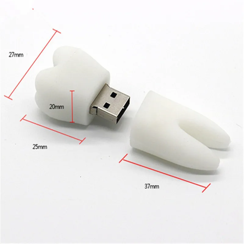 Usb-флеш-накопитель с белыми зубьями 64 ГБ 32 16 8 4 Гб | Компьютеры и офис