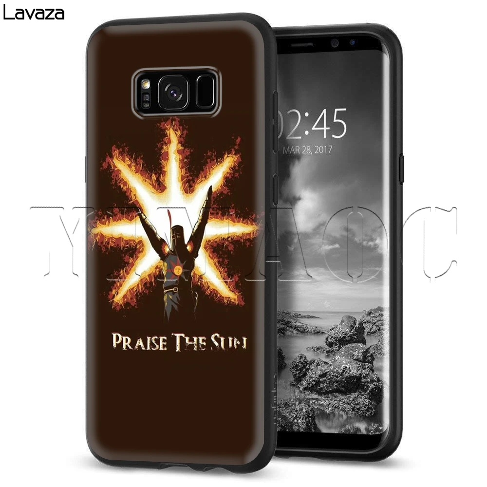 Lavaza Praise the Sun Dark Souls Case for Samsung Galaxy S6 S7 Edge J6 S8 S9 S10 Plus A3 A5 A6 A7 A8 A9 Note 8 9 |