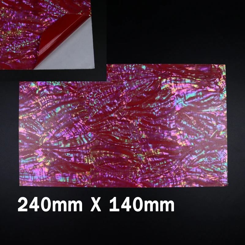 Wifreo красный ярко-розовый лист с покрытием из пауы улучшенный клейкий шпон