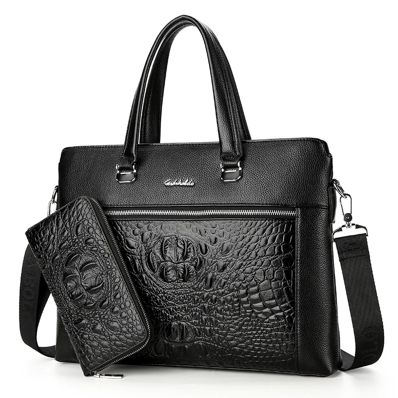 FEIDIKABOLO роскошные черные сумки мужские мессенджеры из искусственной кожи