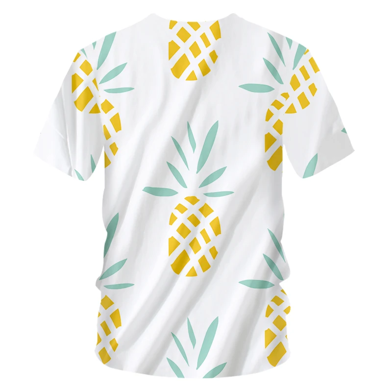 OGKB мужские футболки с круглым вырезом 3D принтом Funk Banana Leaf хип хоп оверсайз наряд