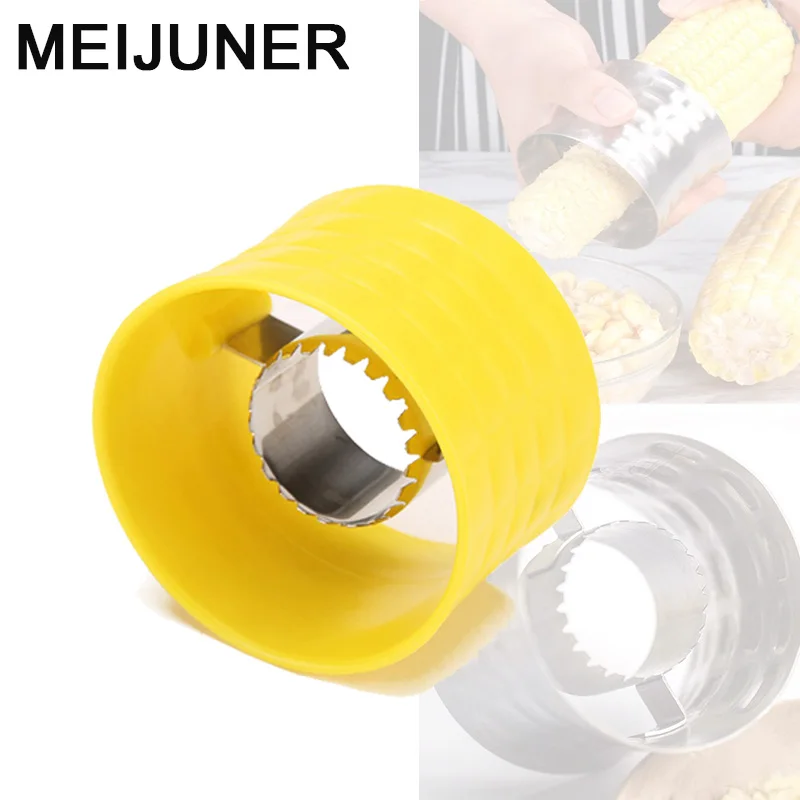 Meijuner 1 шт. для удаления кукурузы, початка, Овощечистка, молотилка для кукурузы, резак для зачистки, кухонные гаджеты, кухонный инструмент для приготовления пищи, сепаратор кукурузы MJ205