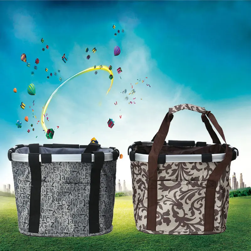 Новая многоцелевая корзина для велосипеда складной съемный руль металлическая