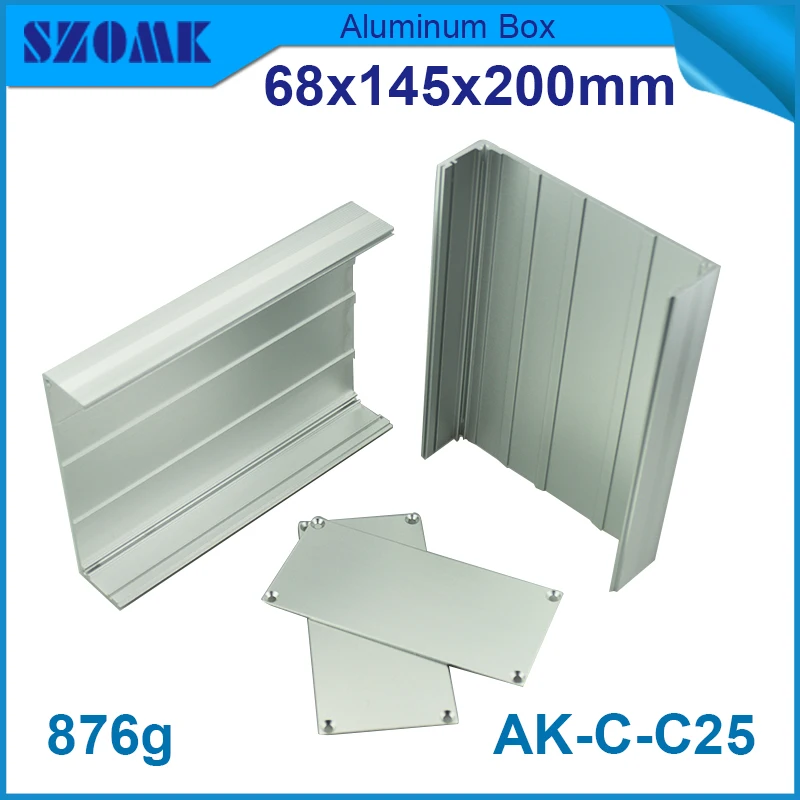 10 pcs/lot metal electronic ip 54 enclosures aluminium 68*145*200mm aluminum extrusion panel | Обустройство дома