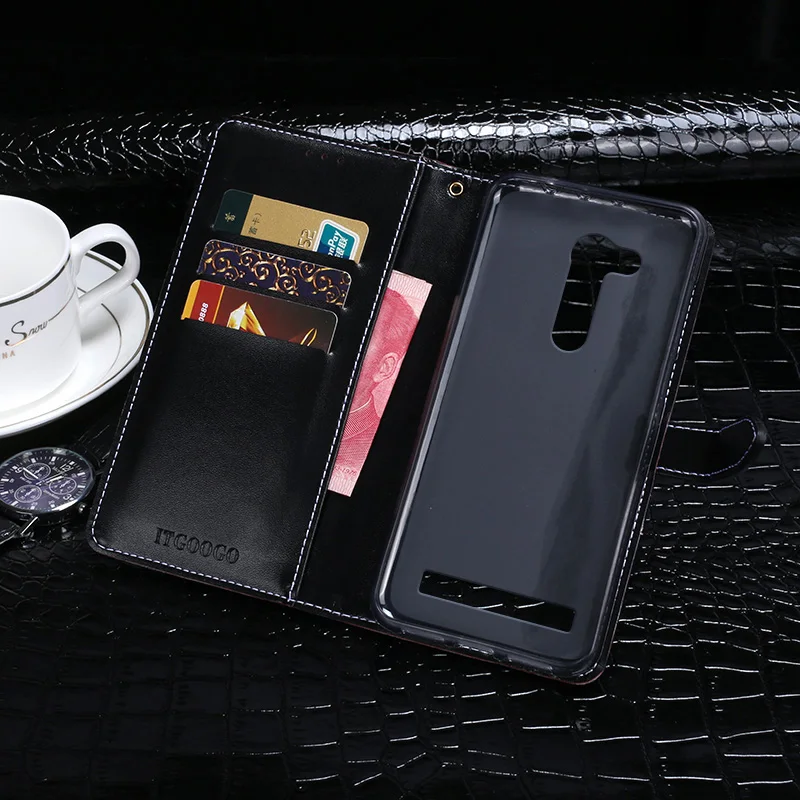 Чехол для Asus Zenfone Go ZB452KG чехол с откидной крышкой из крокодиловой кожи бизнес