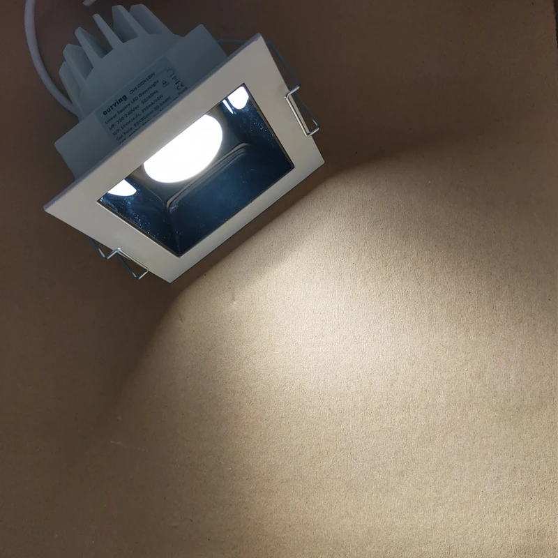 Белые 10 Вт светодиодсветодиодный утопленные светильники квадратная отделка