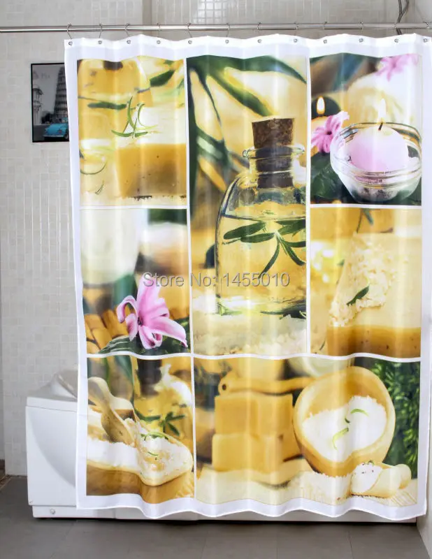 Happy Tree Полиэстеровая Цветочная Свеча для отдыха водонепроницаемая занавеска