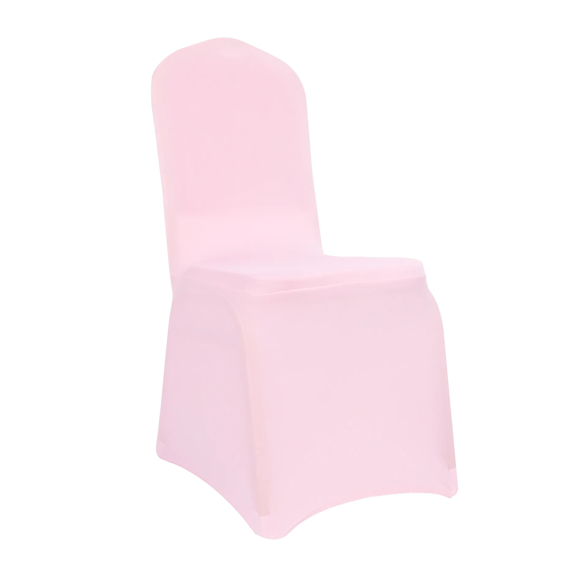Light pink SunnyRain 4/6 шт толстые свадебные вечерние чехлы на стулья из спандекса чехлы на кресла стрейч белые эластичные чехлы на стулья - Цвет: Light pink