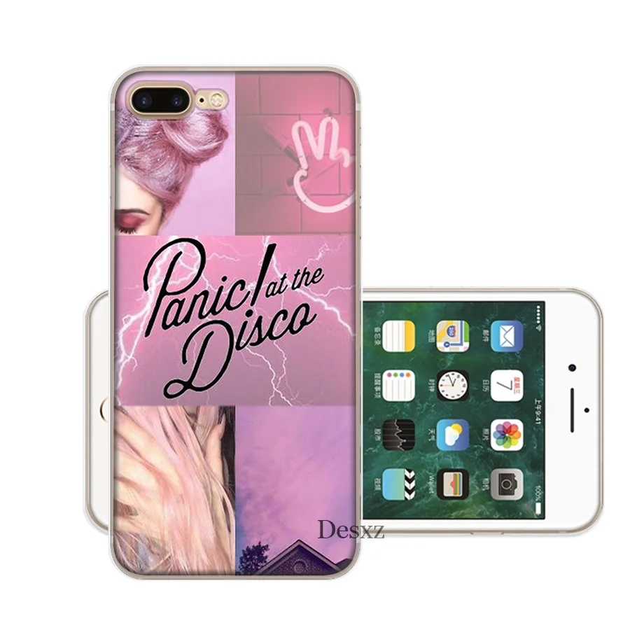 H7 Чехол для телефона iPhone 11 Pro 7 8 6 6s Plus X XR XS Max 5 5S SE чехол Panic At The Disco - Цвет: H7