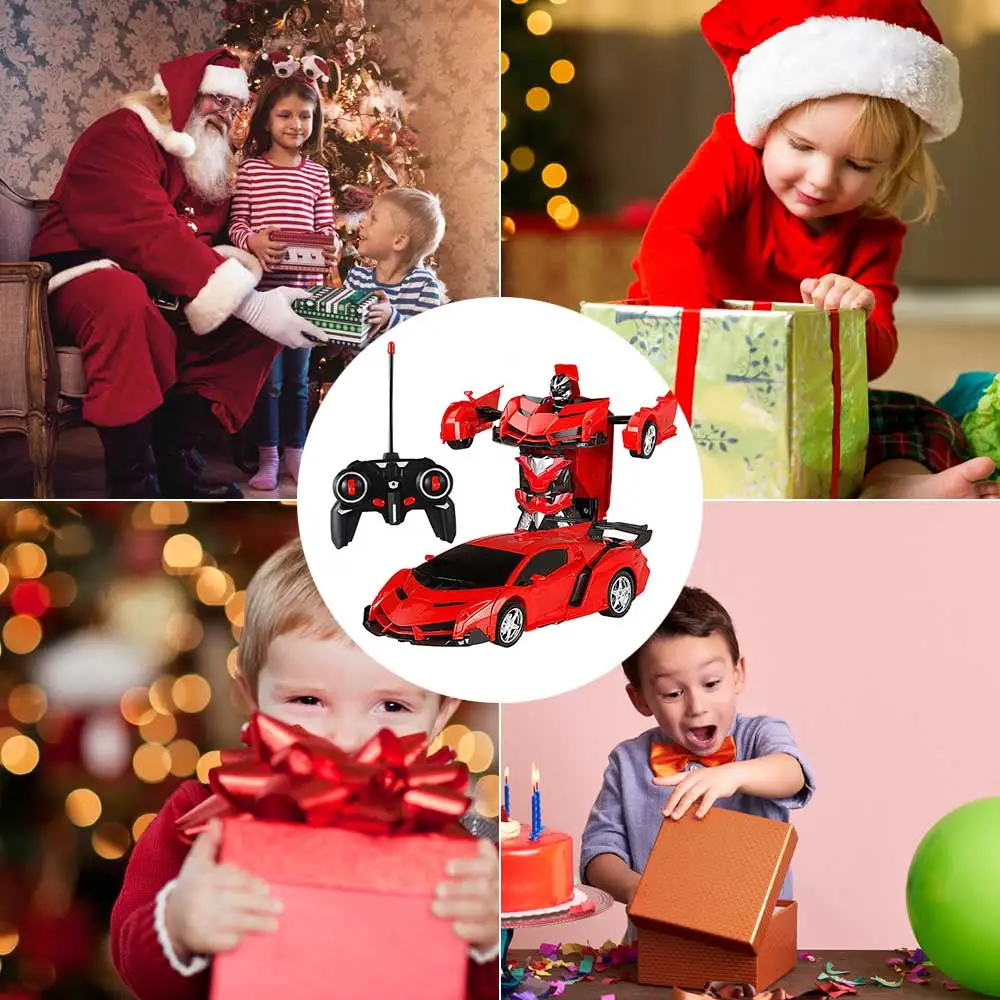 Деформационная машинка, детские игрушки, 2 в 1, RC, Полицейская игрушка, машинка, трансформация, роботы, Спортивная модель автомобиля, роботы, игрушки, Рождественский подарок для мальчика