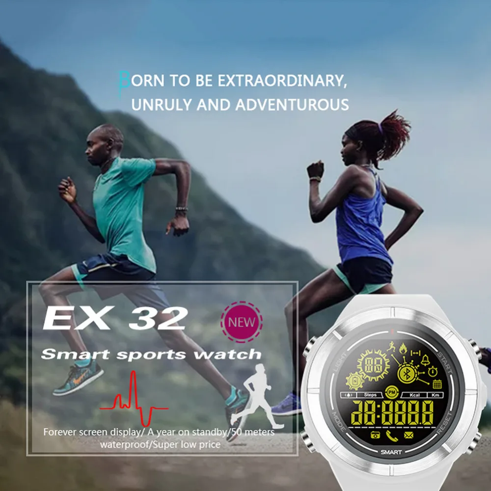 EX32 Bluetooth Смарт часы sw007 для Android IOS водонепроницаемый шагомер фитнеса|watch smart|bluetooth