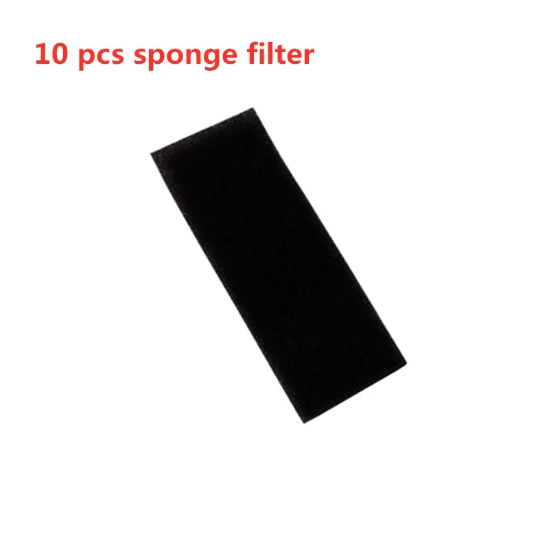 10pcs sponge filter 5* Hepa фильтр+ 5* Губчатый Фильтр Набор Замена для ilife A7 A9s Запчасти для робота-пылесоса аксессуары - Цвет: 10pcs sponge filter