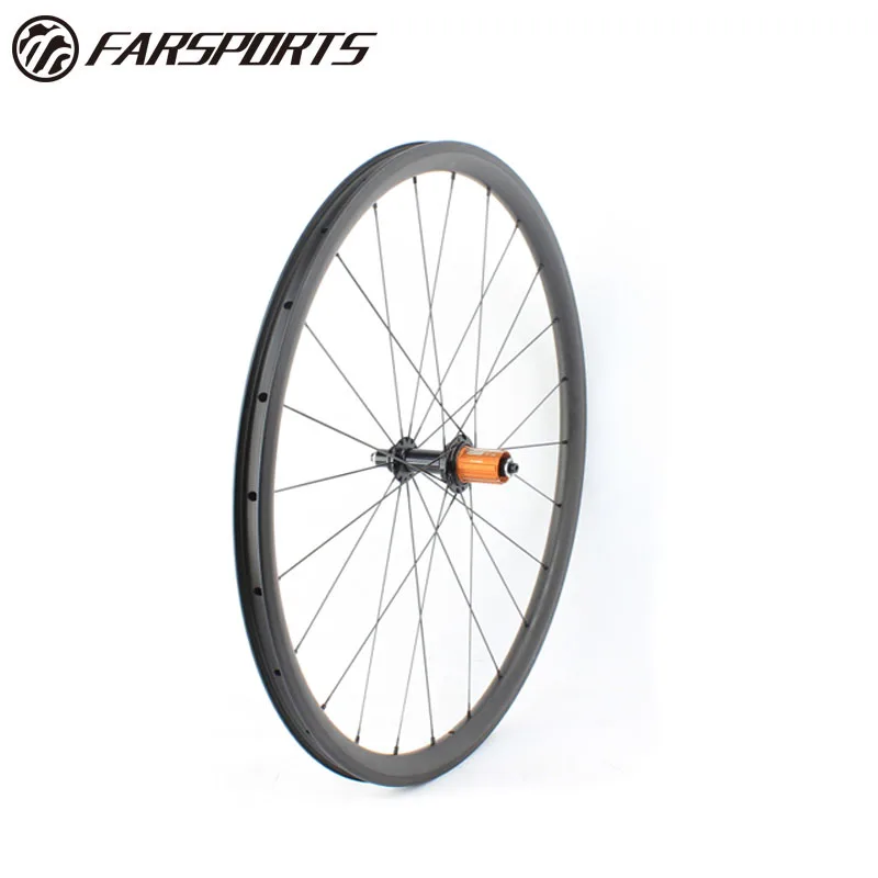 Farsports FSC30-CM-25 ED концентратор(анти укус) freehub супер легкий углерода довод колеса 30 мм, дорожный велосипед 25 Широкий