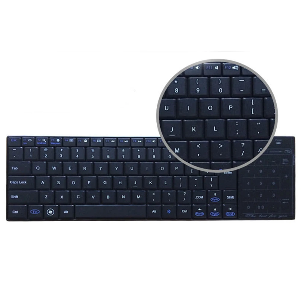 2019 Горячая Bluetooth 3 0 Беспроводная мультимедийная клавиатура сенсорная