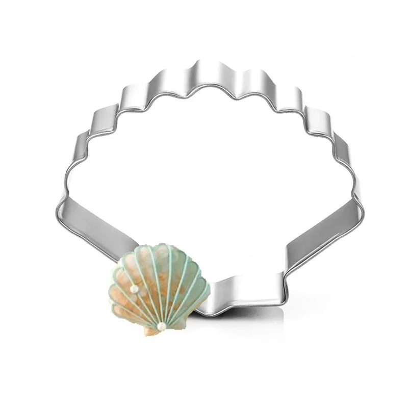 4 шт./лот форма в виде ракушки морской звезды Дельфина резак для печенья из