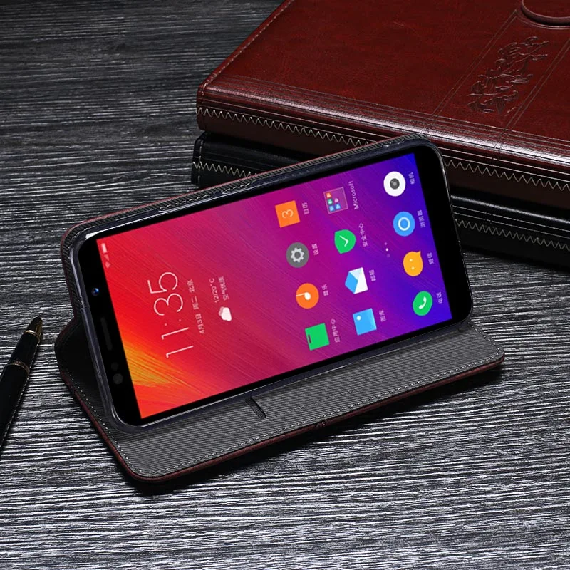Чехол для Lenovo A5 винтажный Магнитный флип-чехол из искусственной кожи 5 45 дюйма