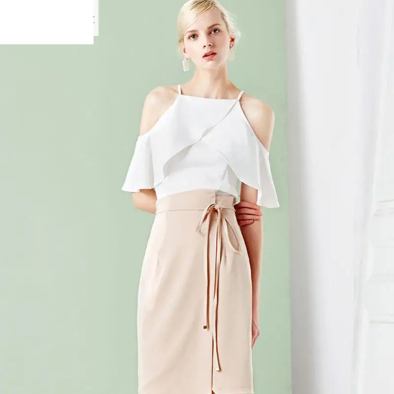 Радость Душу Населения Женщины Топы 2017 Шифон Пляж Топ Твердые Лето Синий