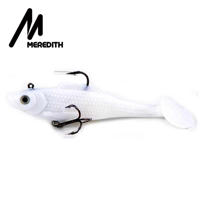 Meredith fishing 3 шт. 18 г 10 см длинный хвост рыболовные снасти мягкие приманки воблеры мягкие свинцовые рыболовные приманки светящаяся JXJ01-10