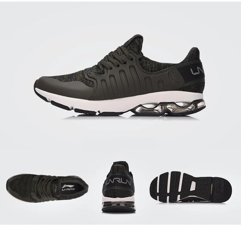 Li-Ning/мужские кроссовки для бега с пузырьковой дугой, износостойкие, с противоскользящей подкладкой, спортивная обувь, дышащие кроссовки, ARHM091 XYP592