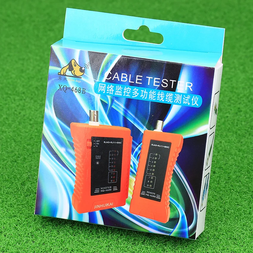 

KELUSHI XQ-468B High Quality Network Lan Cable Wire Tester RJ45 RJ11 BNC Cable Tracker Wire Tracker