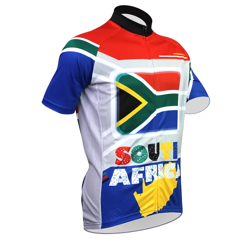2017 bike jerseys SOUTH AFRICA 17 SportsWear Mens Cycling Jersey Clothing Bike Shirt Size new wisdom leaves | Спорт и развлечения