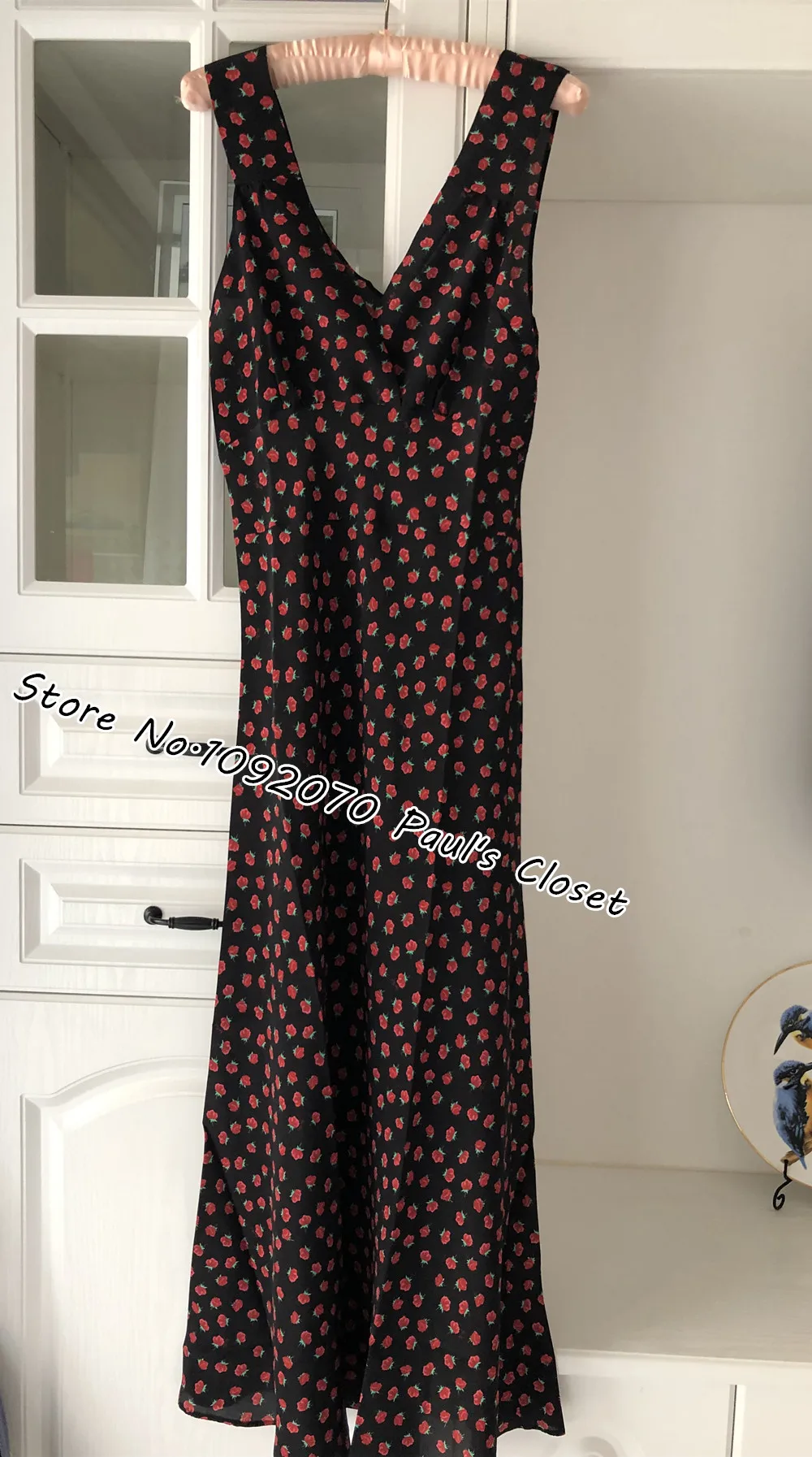 Women The Liv Dress In Rosalita Cross Over Bust Silk Floral Print Liv Rosallita Slip Dress